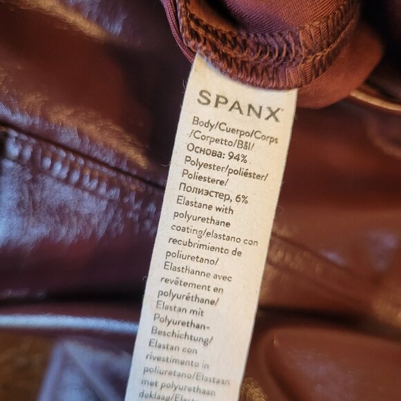 SPANX x Revolve Faux Patent Leather Leggings - Picture 11 of 12